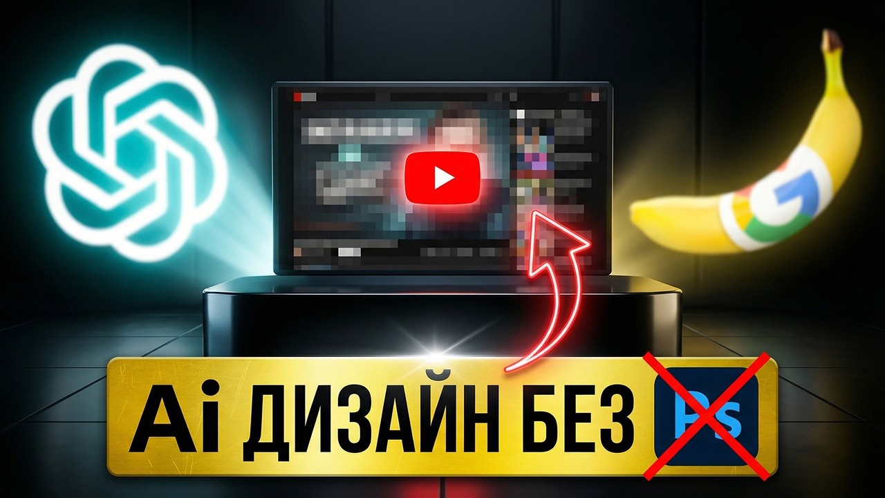 Как СДЕЛАТЬ Обложку YouTube в Нейросети: ChatGPT + Nano Banana Инструкция 2026