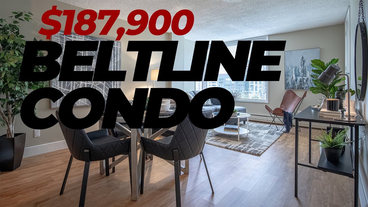 $187,900 Beltline Condo For Sale with UNOBSTRUCTED Views! Calgary Condo