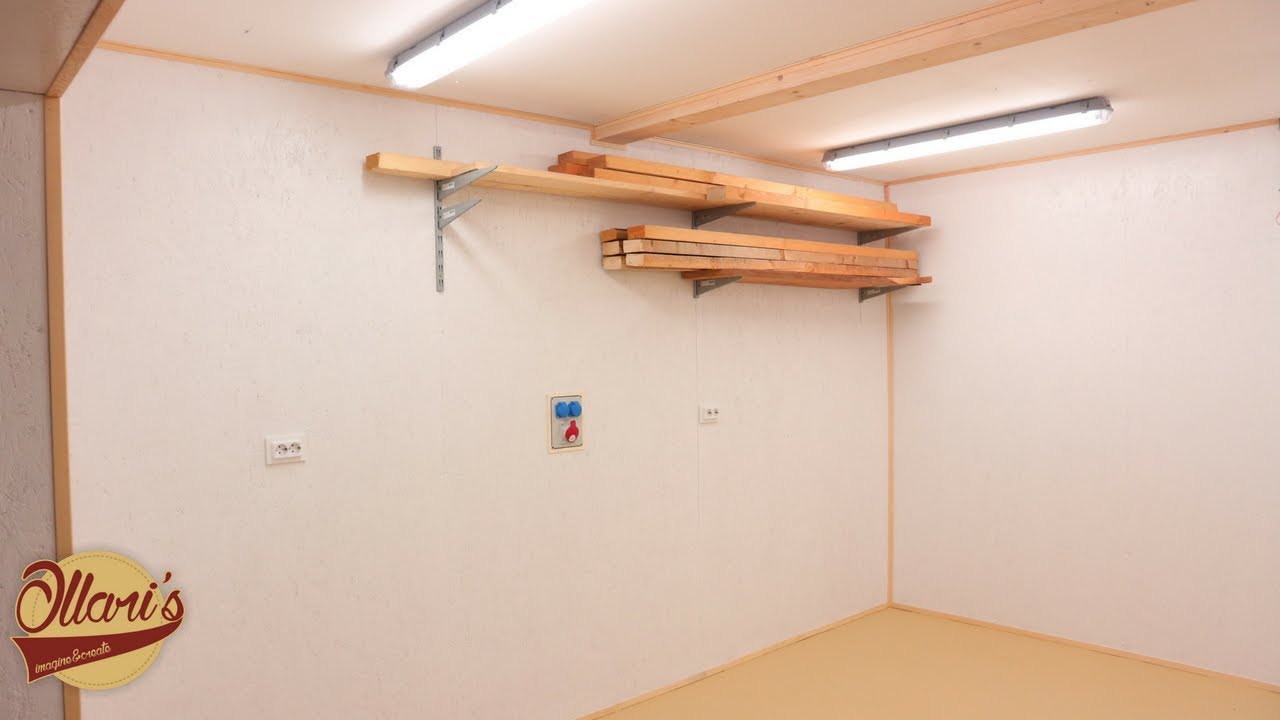 Painting,Trim and Lumber rack / Ollari's New Workshop Part 3.