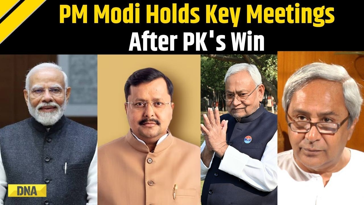 PM Modi News: After Prashant Kishore's Win, PM Modi Holds Key Talks With Nitin Nabin, Meets Nitish