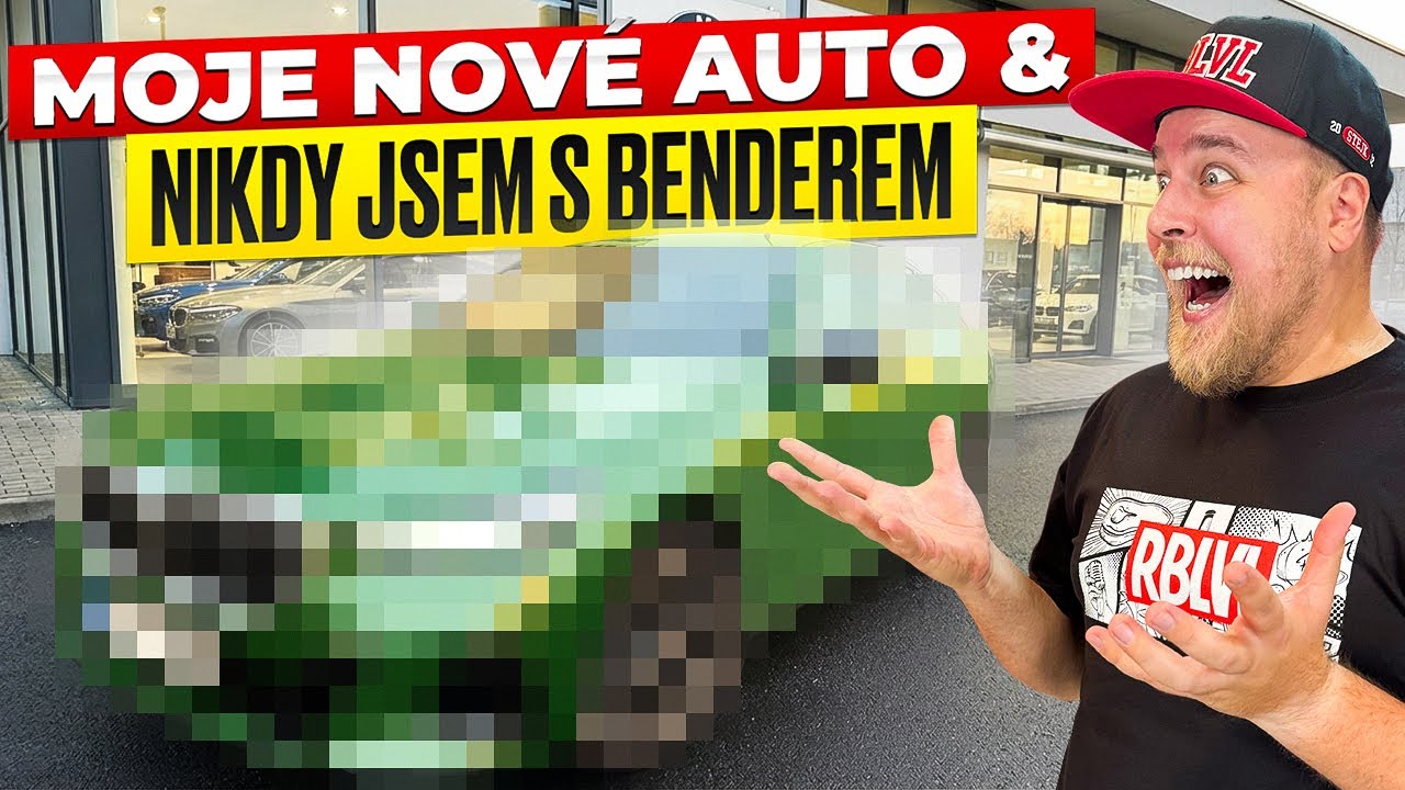 MOJE NOVÝ AUTO A NIKDY JSEM S BENDEREM 😂 - WEEK #500