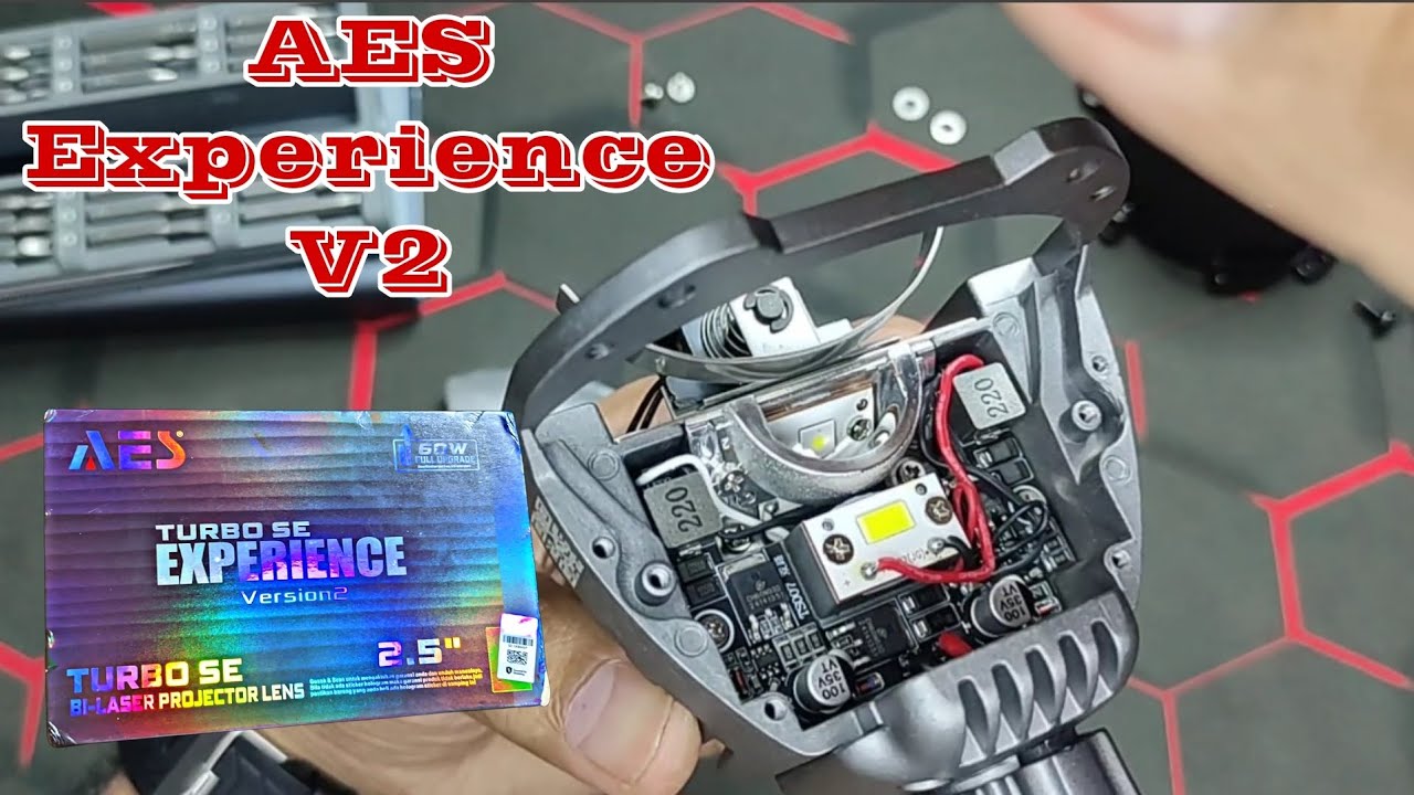 Review dan bongkar Lampu Biled AES turbo Experience V2