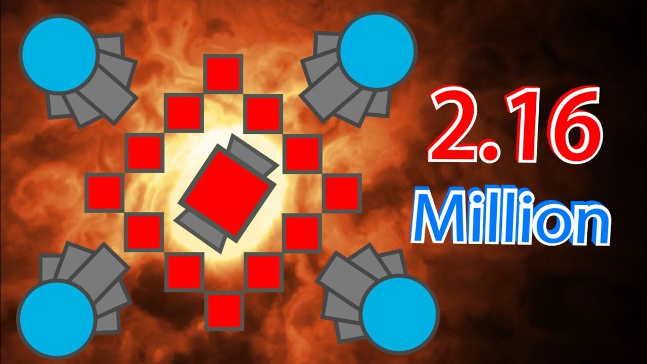 Diep.io - I'm scared! The Pentas are coming | Necromancer 2.16M