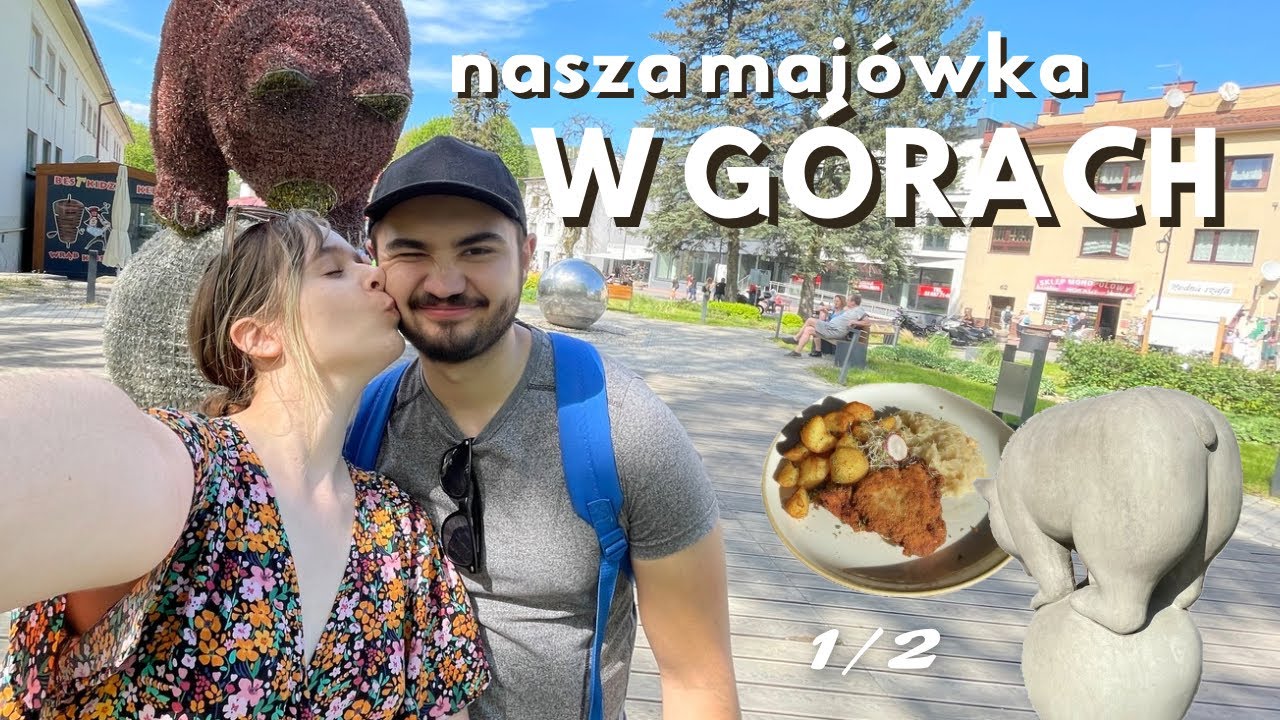 vlog 30 🐻| Nasz wyjazd w góry 1/2 🌄 zwiedzanie miasta, domek w górach, jedzonko