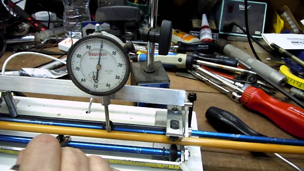 removing arrow wobble with a Spinrite crester.MOV