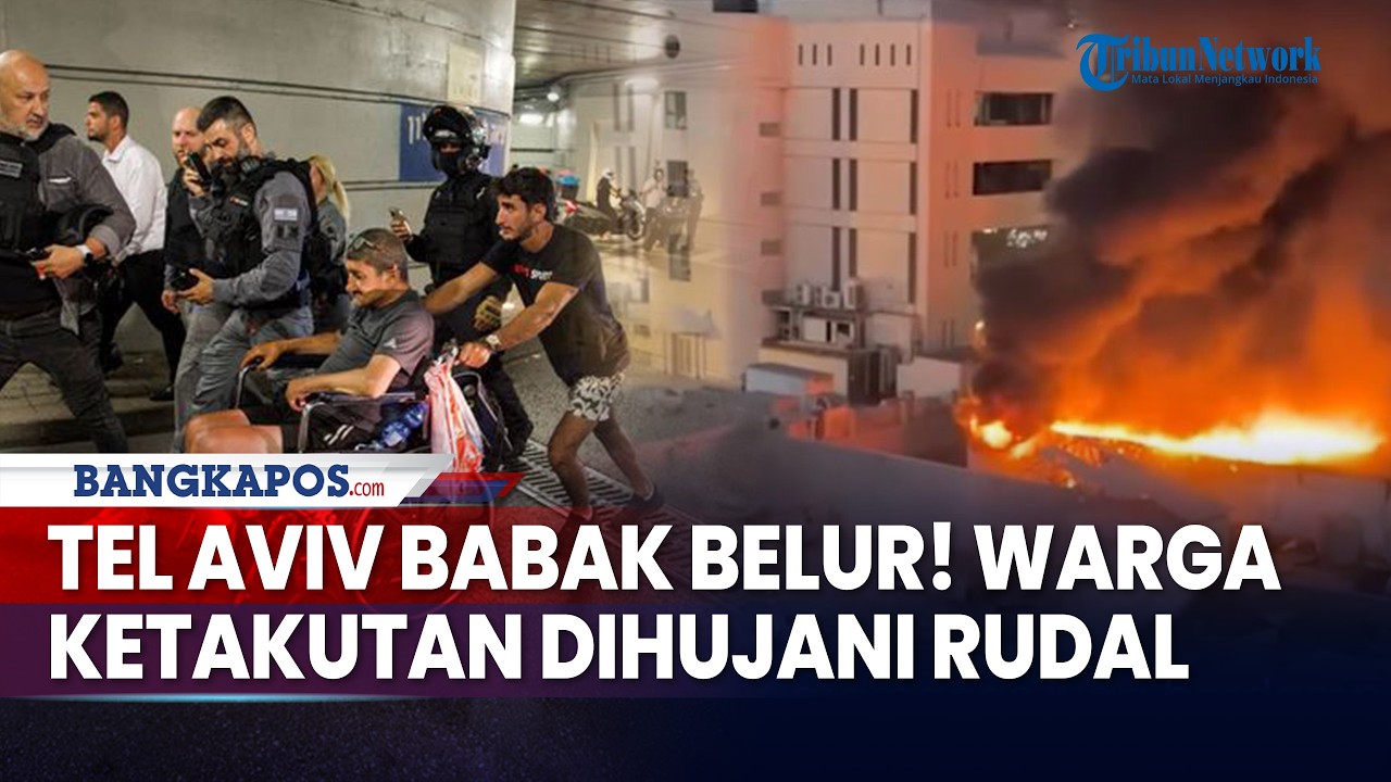 Tel Aviv Babak Belur Warga Ketakutan Dihujani Rudal, Proksi Iran Mulai Bergerak