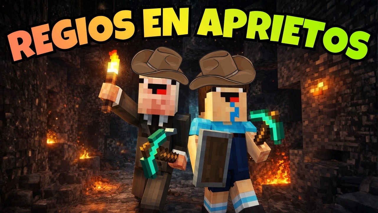 ¡EXPLORANDO MINAS TENEBROSAS! | REGIOS EN APRIETOS | SERIE DE MINECRAFT