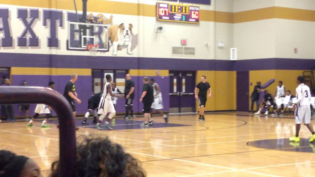 Baxter junior high school basketball game
