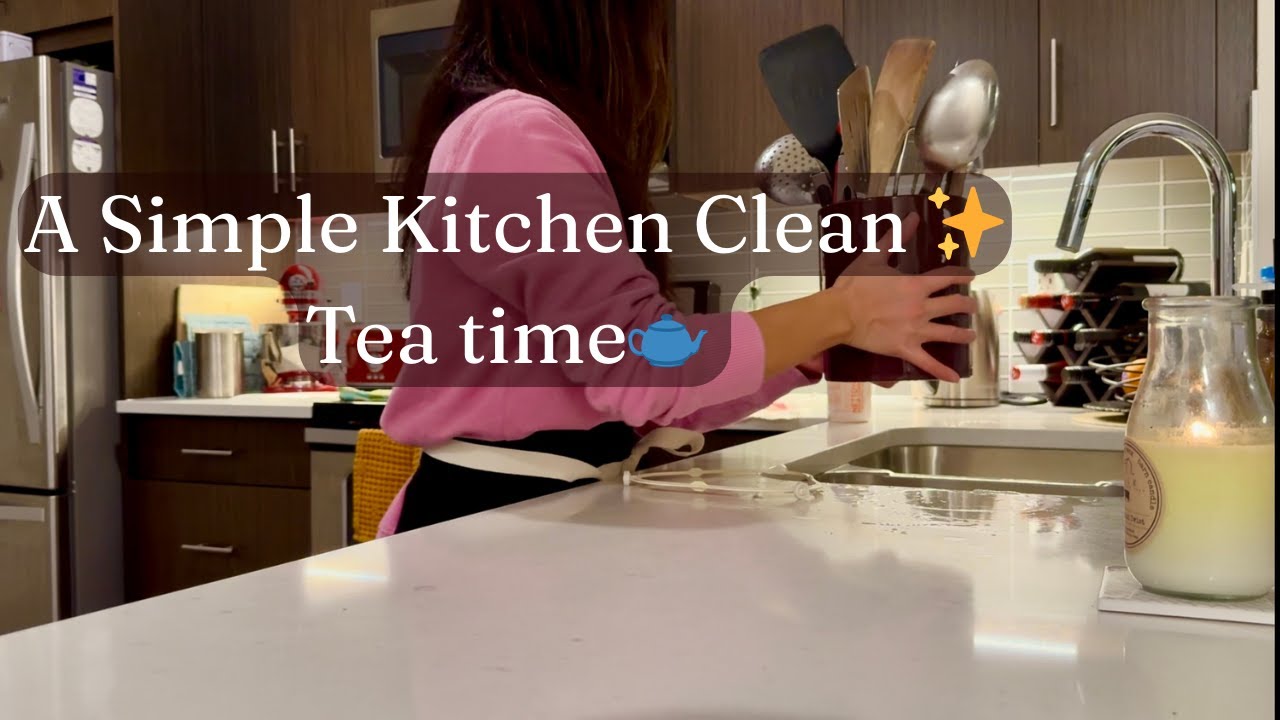 A Quiet, Simple Kitchen Clean That Feels So Good.