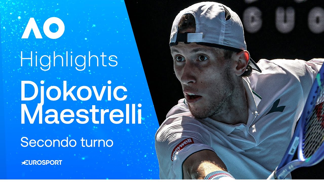 MAESTRELLI coraggioso, ma DJOKOVIC è implacabile | HIGHLIGHTS | AUSTRALIAN OPEN 2026