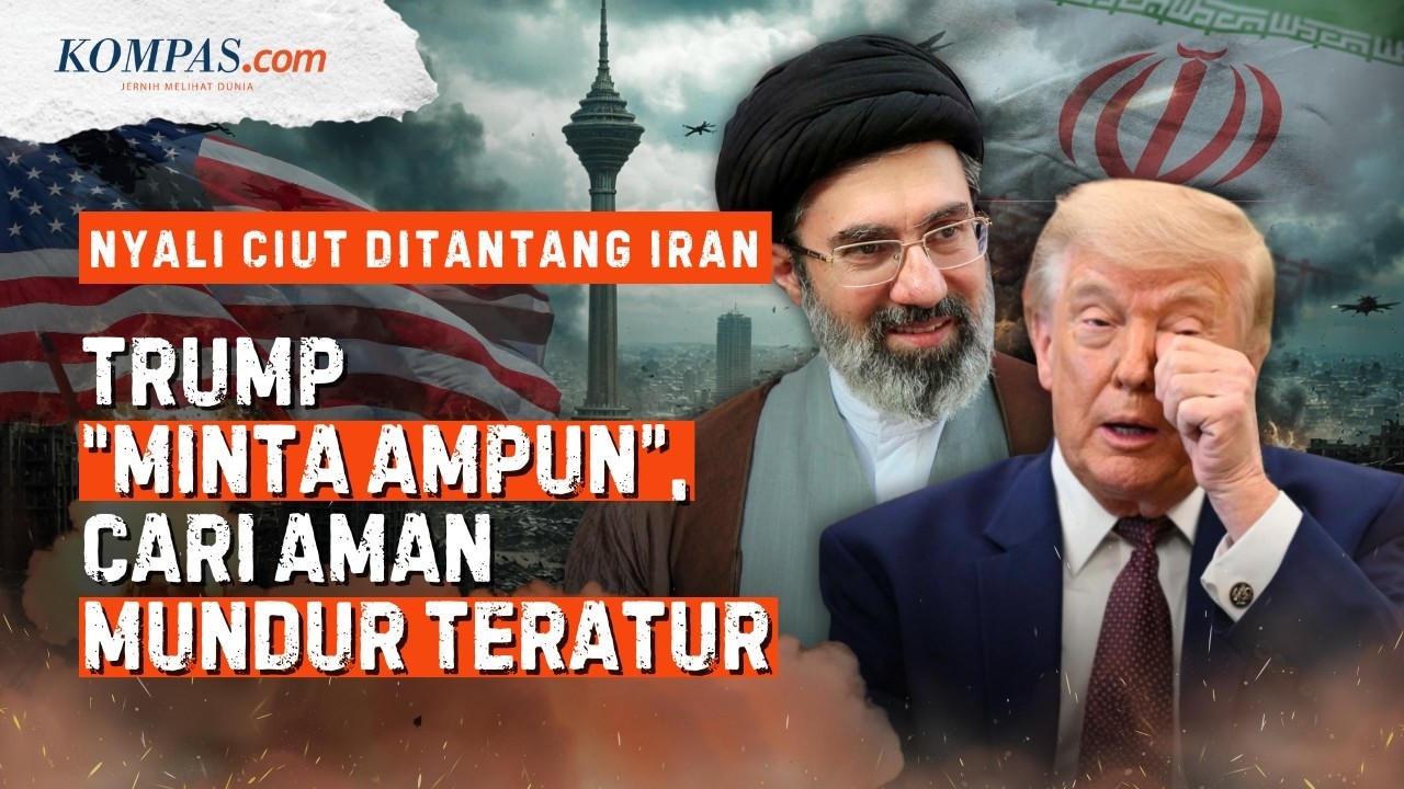 Trump Ciut Ditantang Perang Iran, Pilih 