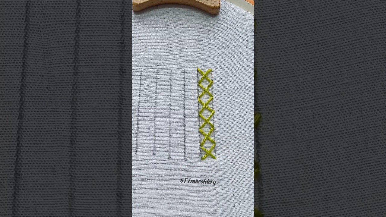 Simple cross stitch tutorial #stitch #embroidery #crossstitch