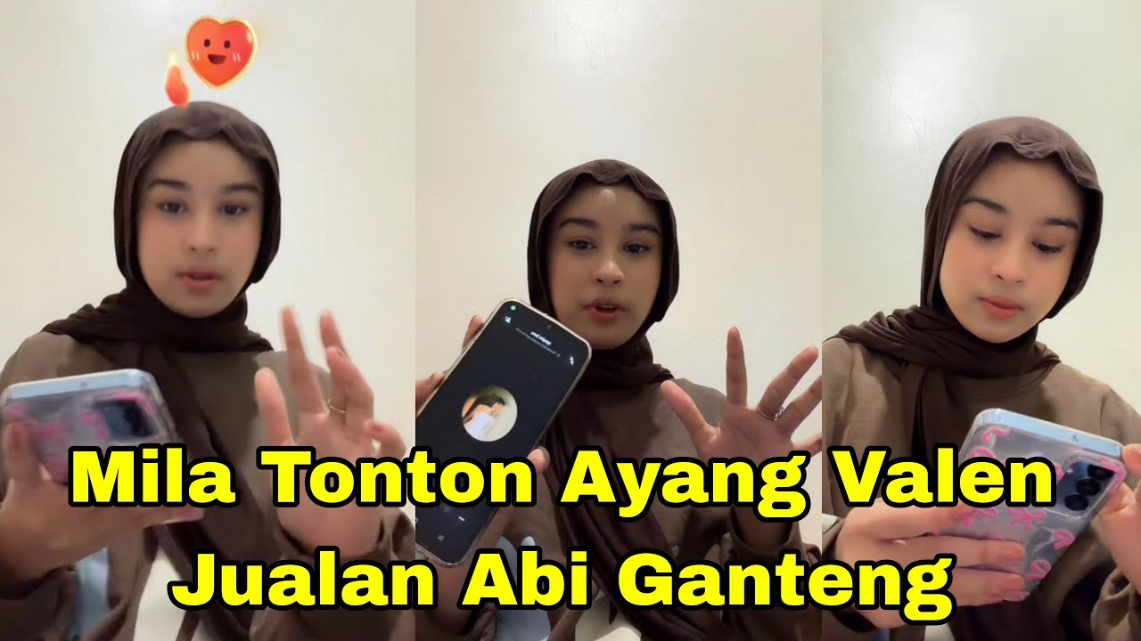 MILA TONTON AYANG VALEN LIVE, ABI GANTENG BANGET
