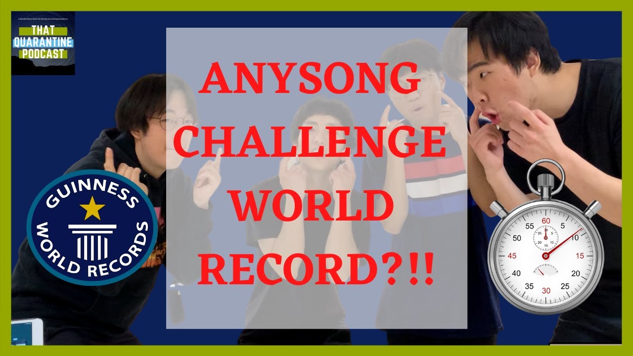 아무노래 챌린지 신기록을 영국에서 깬다면?!? // ANYSONG CHALLENGE WORLD RECORD BROKEN IN LONDON?? // (NO EDIT/무편집)