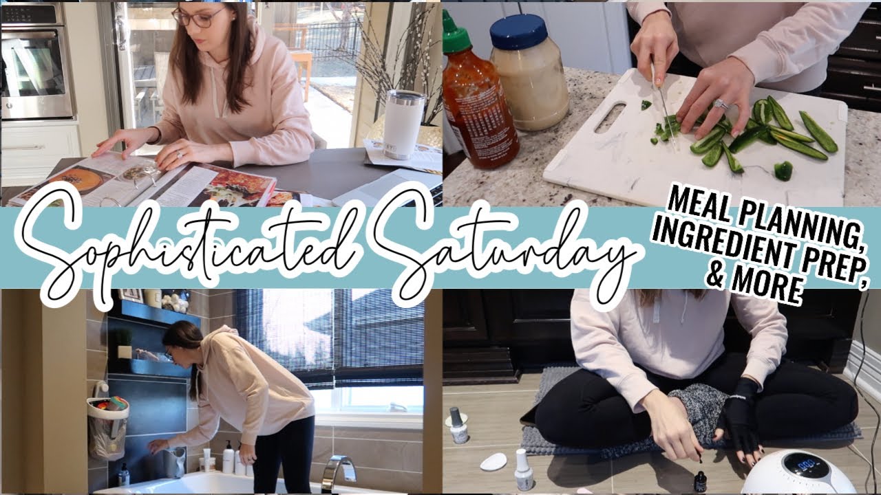 WEEKEND ROUTINE MEAL PLANNING & INGREDIENT PREP //  Spend the Day Getting It All Done With Me