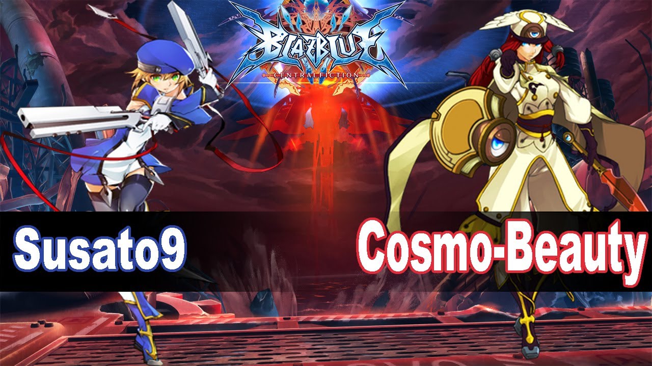 BBCF: Susato9 (Noel) vs Cosmo-Beauty (Tsubaki) Blazblue Central Fiction Ranked Match