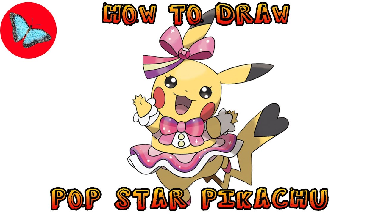 How To Draw Pokemon - Pop Star Pikachu | Drawing Animals