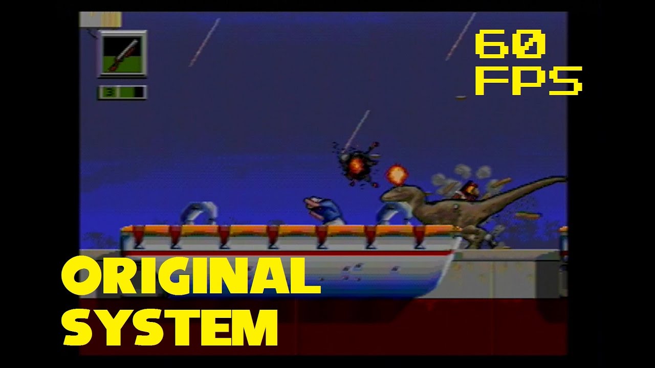 3. (60 FPS Genesis) Cargo Ship - Dr. Grant - Jurassic Park: Rampage Edition
