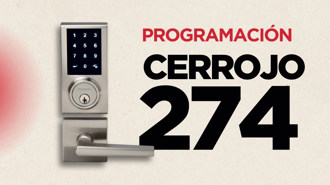 Cómo programar tu cerrojo táctil 274 | Kwikset en tu casa