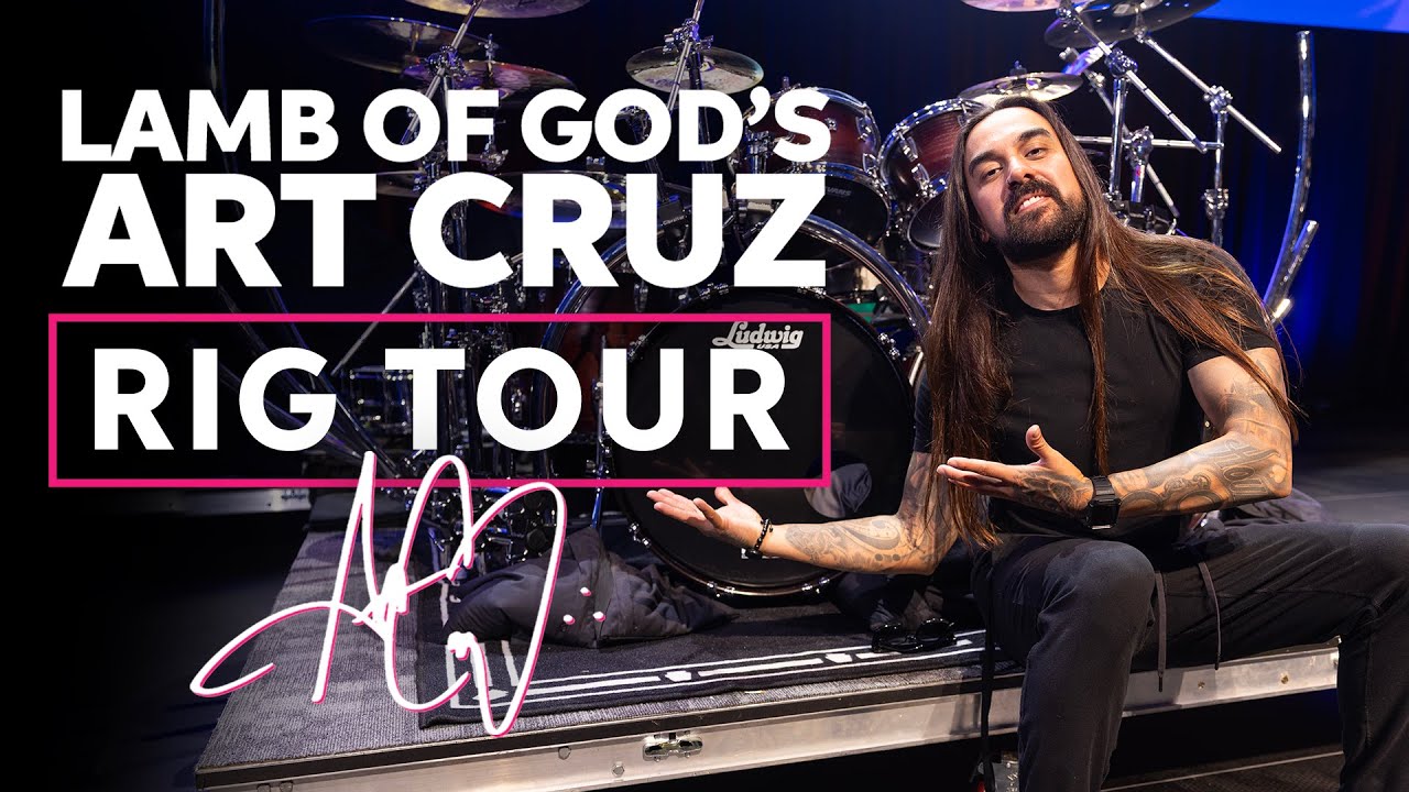 Art Cruz Lamb of God Massive Drum Kit Rig Tour: &ldquo;Go Have Fun, Start a Band & Play Live&rdquo;