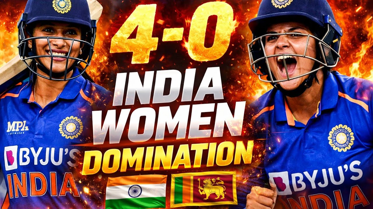 4-0 WHITEWASH 🔥 India Women Ka T20 Me MAHA DOMINATION 😱