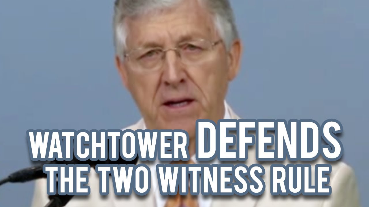 Сторожевая башня ЗАЩИЩАЕТ правило двух свидетелей