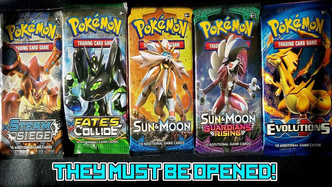 THESE 5 POKEMON BOOSTER PACKS MUST BE OPENED! POKEMON UNWRAPPED
