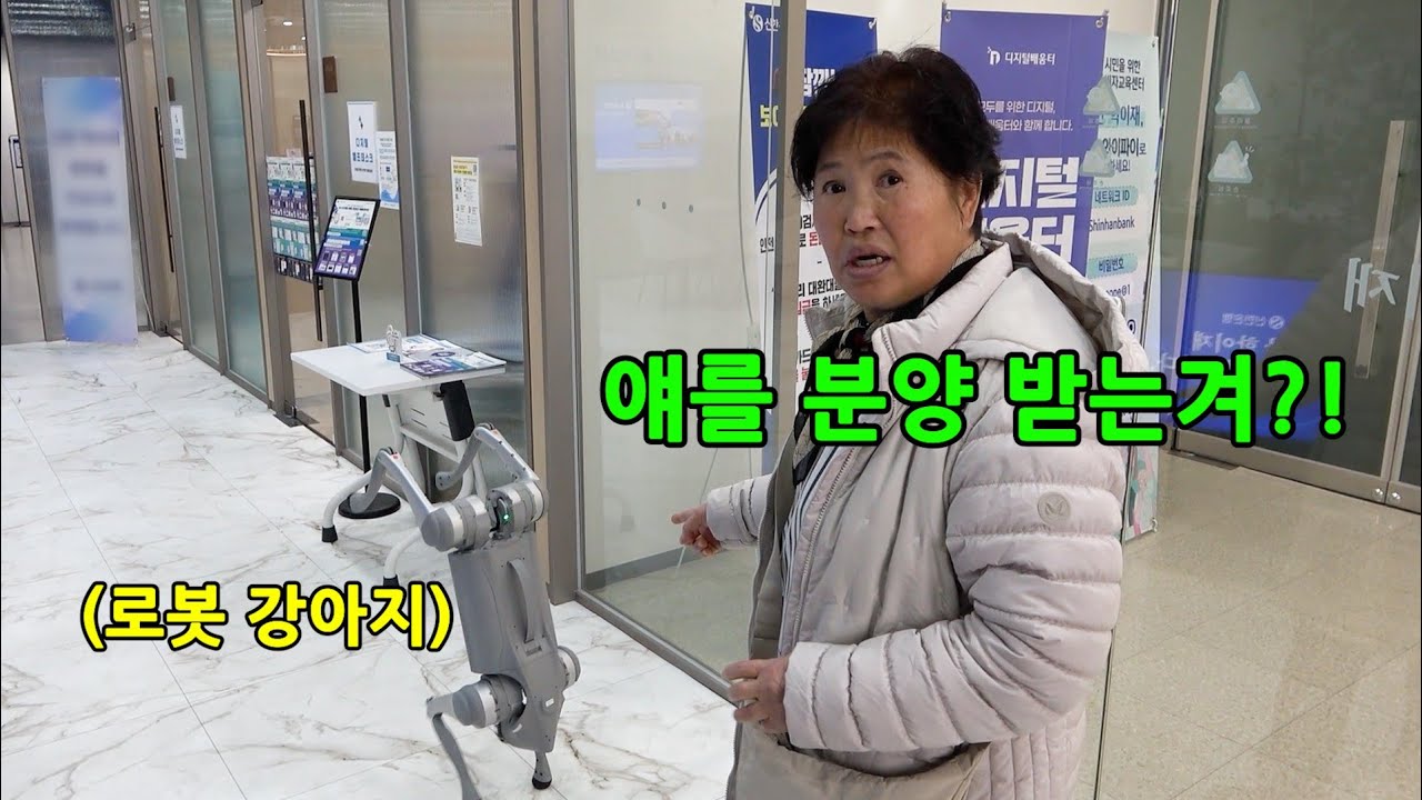 강아지 분양 받으러 갔더니 로봇 강아지였다면?