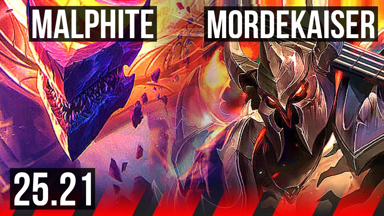 MALPHITE vs MORDEKAISER (TOP) | 6/1/6 | KR Master | 25.21