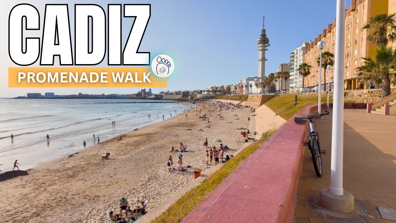 Cadiz Walk - The Most Beautiful Beach City in Spain (May 2025)