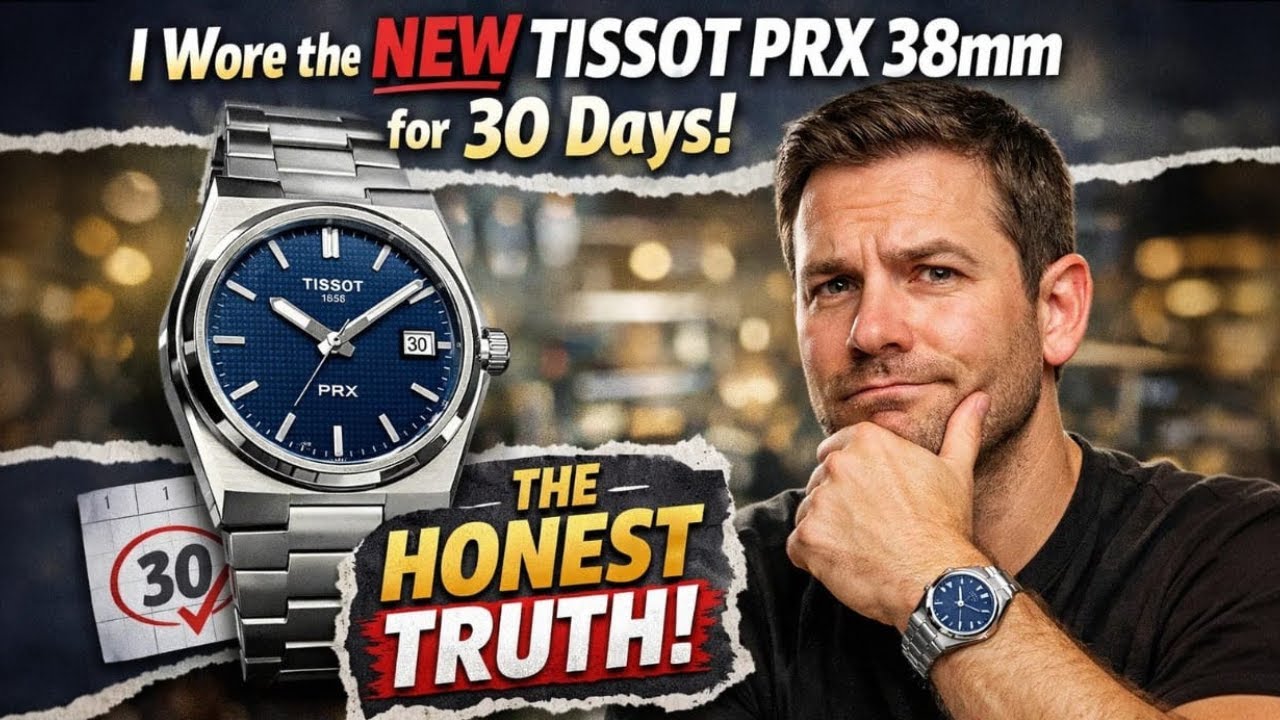 Часы Tissot PRX 38 мм в испытании — 30-дневное глубоководное погружение.