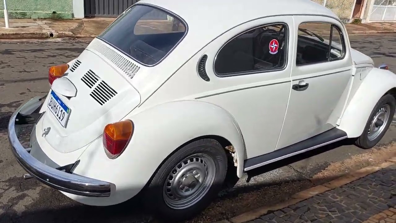 Fusca 1983 devidamente vistoriado por mim Placa Preta  #clube do Fusca de Mogi Mirim com 32.000 km