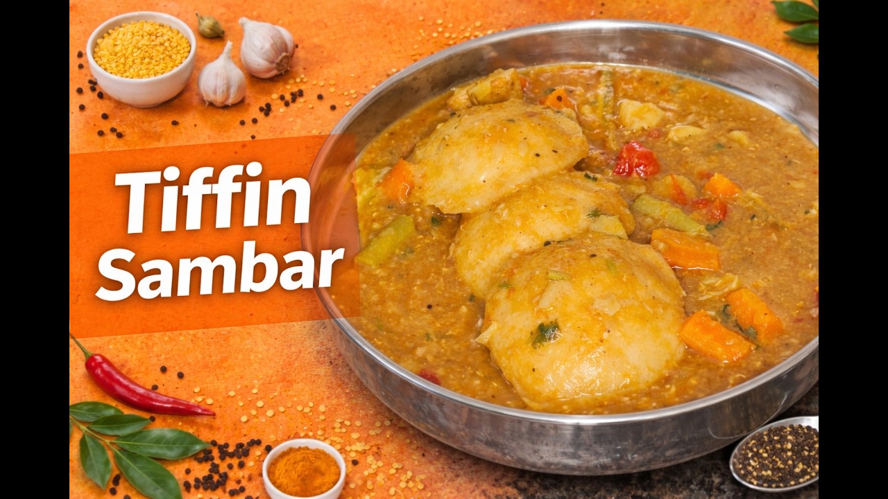 👩‍🍳Onepot tiffin sambar recipe!!!😋#tiffinsambar #easyrecipes #beginnerrecipes #onepotrecipe #tamil 