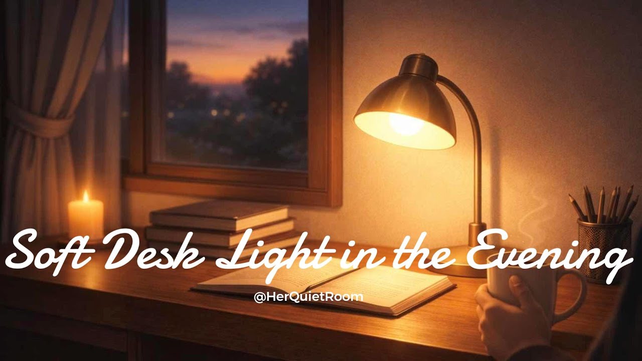 Cozy Evening Desk Lo-Fi – Soft Desk Light in the Evening