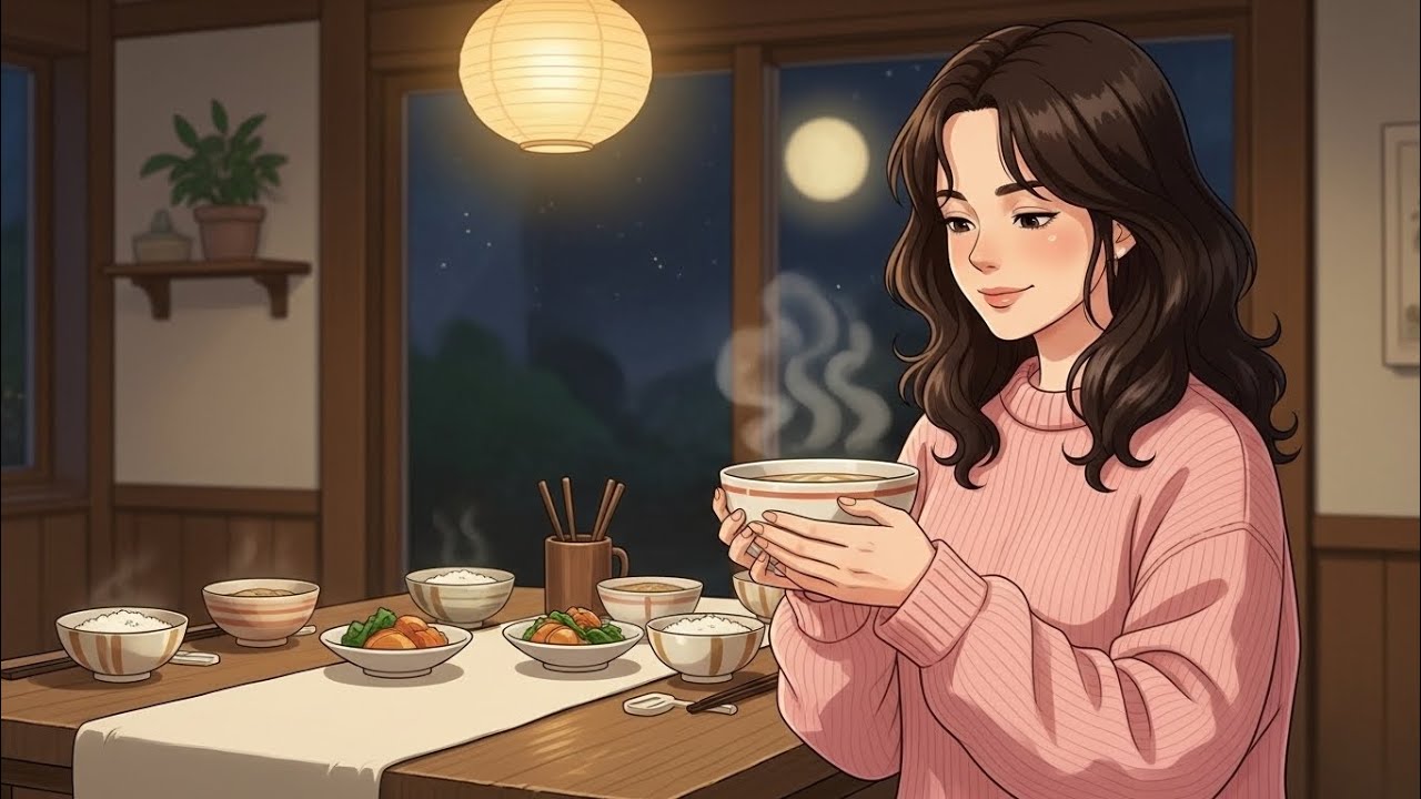 Cold Night, Warm Soup | Peaceful Countryside Living ASMR