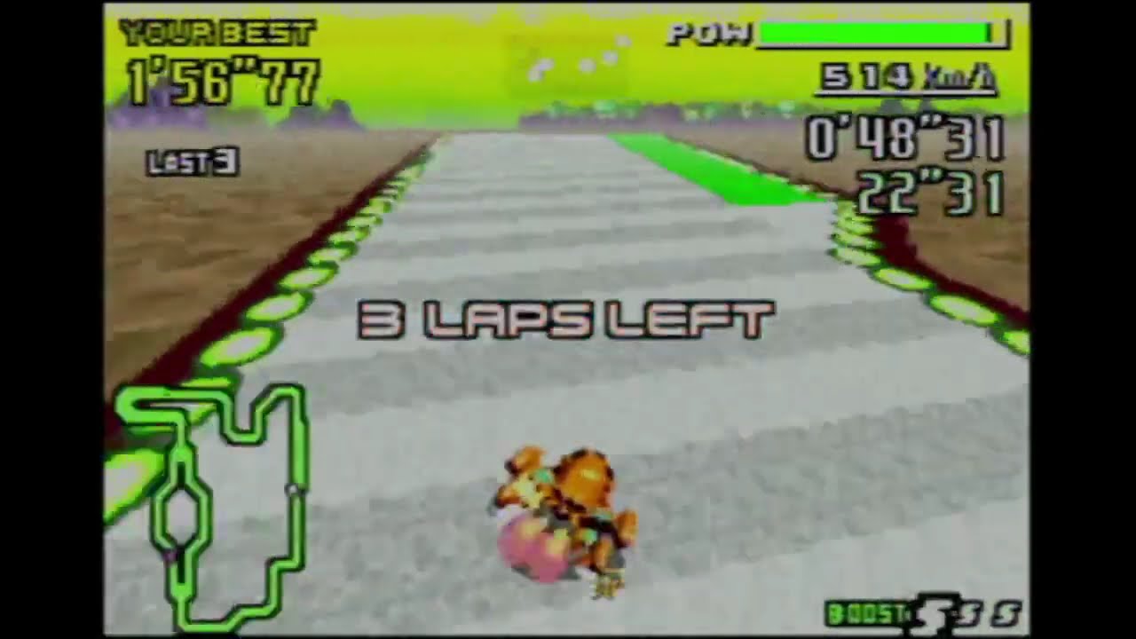 F-Zero Maximum Velocity - Empyrean Colony Dash Circuit in 1'55