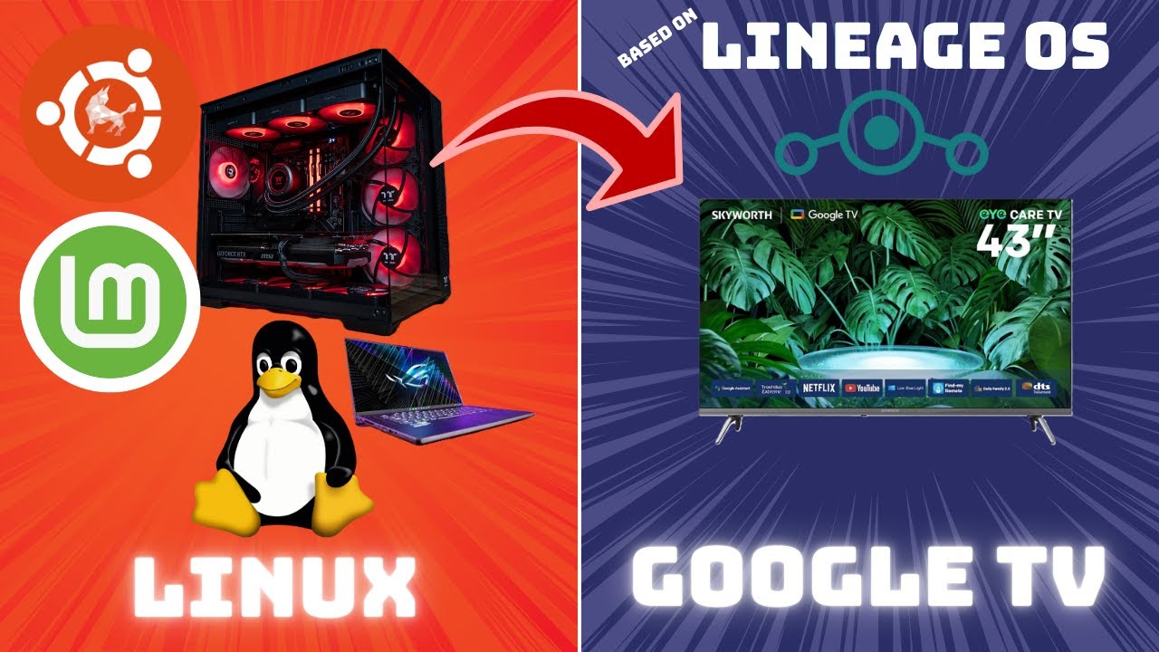 How to Install Google TV on Linux | LineageOS + Waydroid Setup Guide