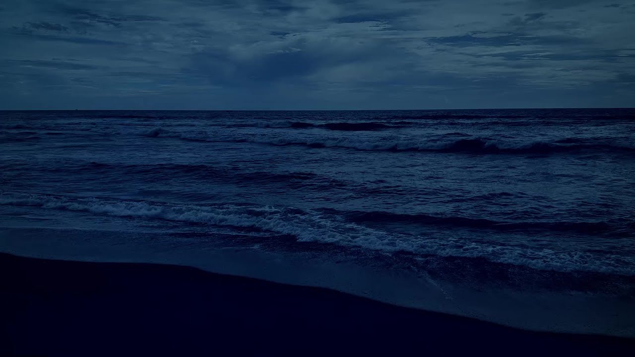 All Night Calm: White Noise Ocean Waves for Peaceful Sleep
