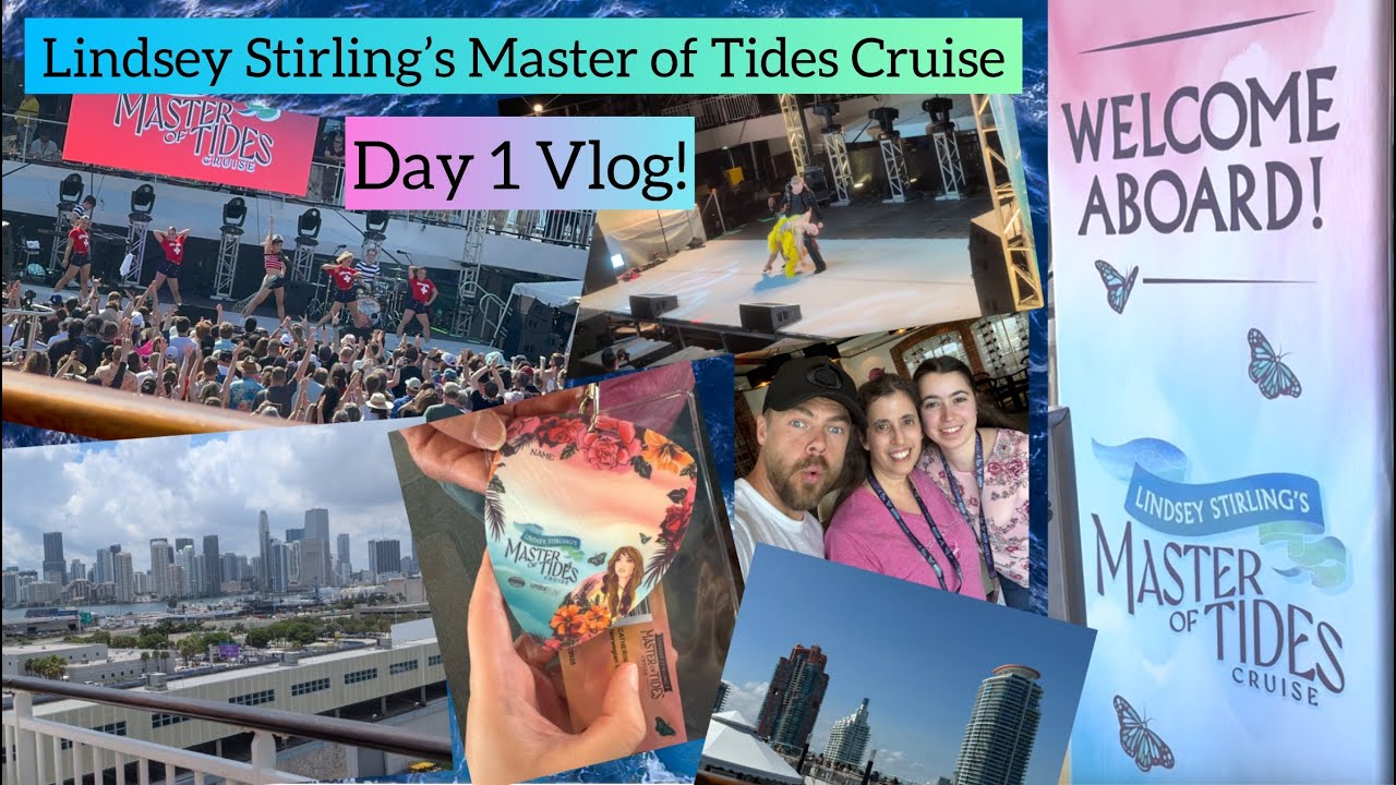 Day 1 Vlog for Lindsey Stirling's Master of Tides Cruise 2025