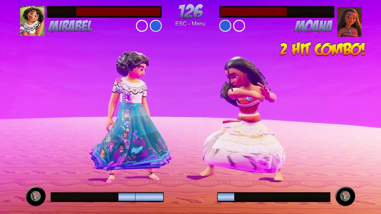 Mirabel Vs Moana Magic Dreamlight Valley Fighting