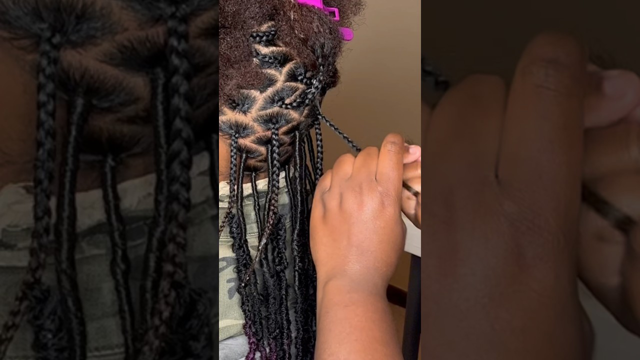 How to do Faux Locs Knotless Method