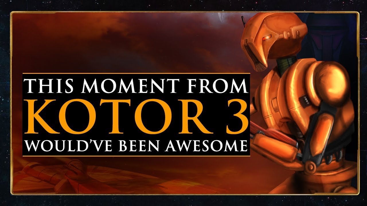 This Cancelled KOTOR 3 Moment Would've Been AWESOME