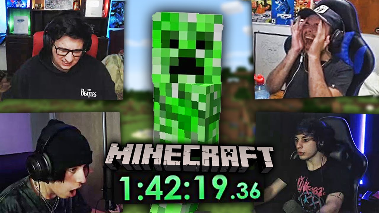 el que termina minecraft antes, gana (vs. bana, lolo y santierno)