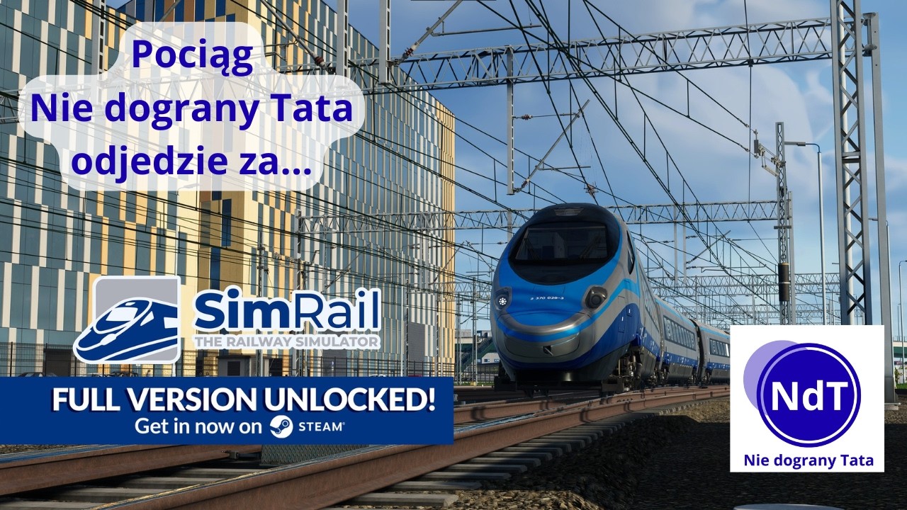 SimRail - The Railway Simulator - #6🚅 Pendolino w pełnym pędzie! | Warszawa Wschodnia – Katowice