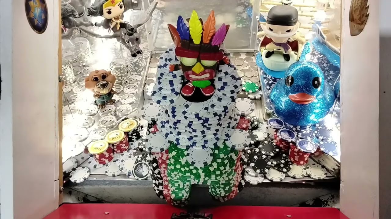 REMATCH!!! #asmr #coinpusher #toys #superhero 