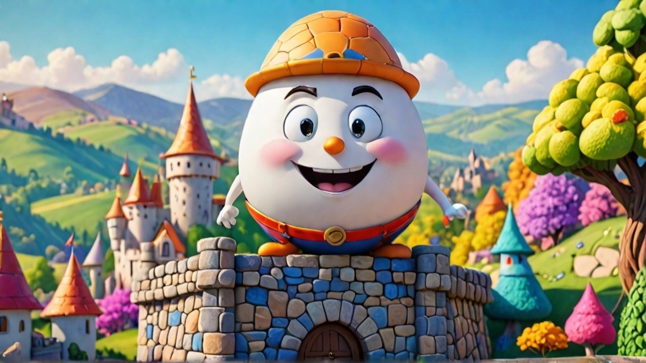 Humpty Dumpty sat on a wall | ECN Kids Songs & Nursery Rhymes