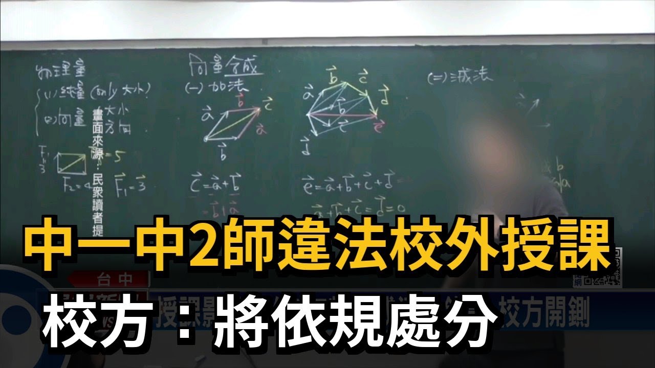 中一中2師違法校外授課 校方：將依規處分－民視新聞