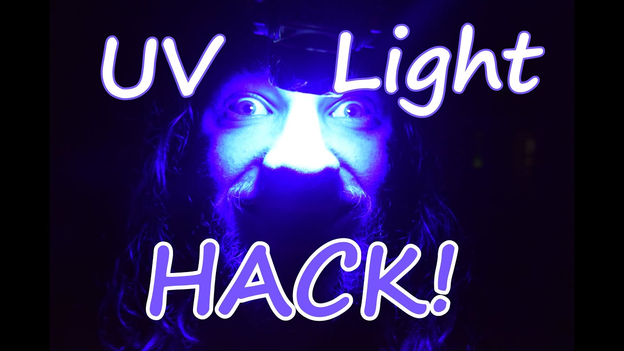Phone / Flashlight to UV Light Hack!! (Works with any light!)