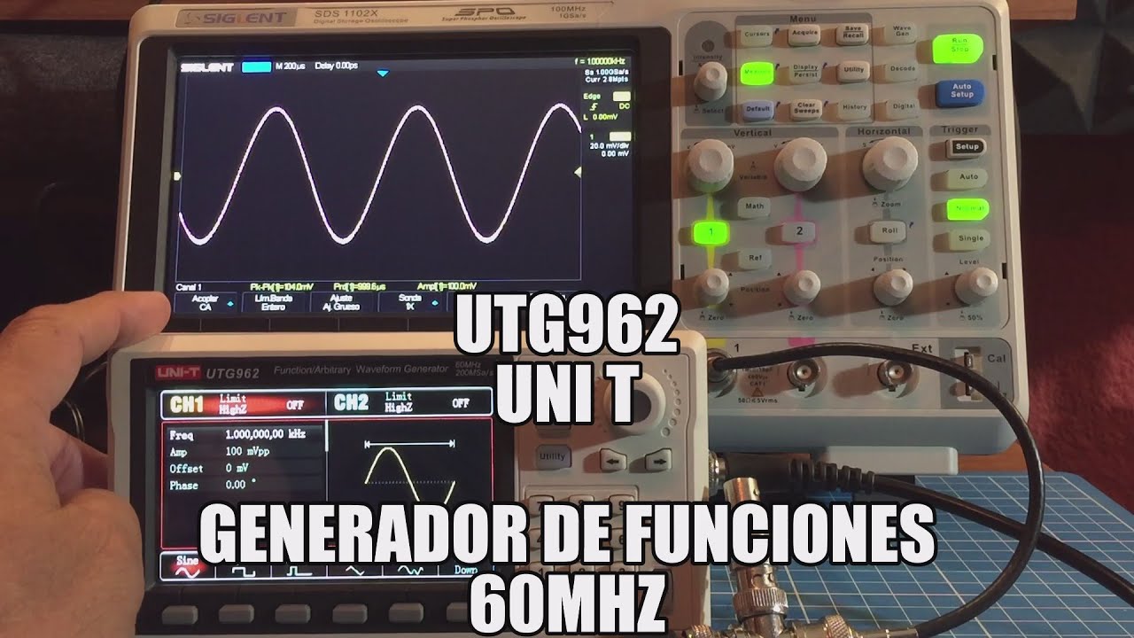 UTG962 UNI-T ARB Waveform Generator Generador de Funciones Arbitrarias