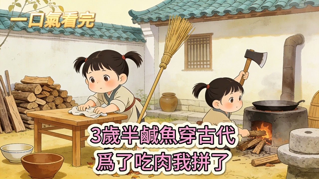 完结小说💕《在古代賣快餐賺翻了》3歲半鹹魚穿古代！爲了吃肉我拼了#推文 #小说 #悠悠书屋